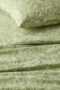 Lily Of The Valley Floral Cotton Percale Sheet Set