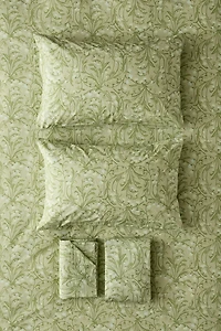Lily Of The Valley Floral Cotton Percale Sheet Set