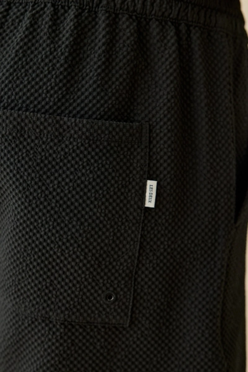 Les Deux Stan Seersucker Swim Shorts