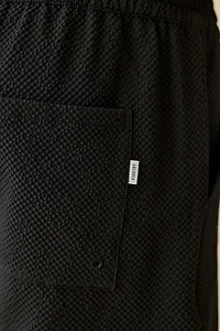 Les Deux Stan Seersucker Swim Shorts