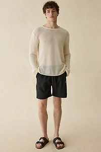 Les Deux Stan Seersucker Swim Shorts