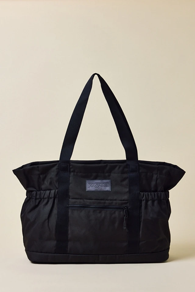 utility tote bag jansport Everyday Large Additional storage options include large side drop pockets and an internal zippered stash pocket Jansport Everyday Large Tote |