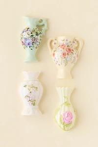 Mini Flower Vase Fridge Magnet Set