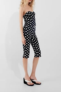 by.DYLN Isla Black Spot Capri Pants