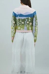 House Of Sunny Sunset Blooms Tripper Cardigan
