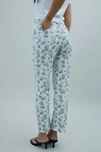 House Of Sunny Jessie Hydrangea Denim Pants