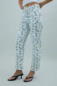 House Of Sunny Jessie Hydrangea Denim Pants