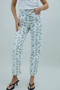 House Of Sunny Jessie Hydrangea Denim Pants