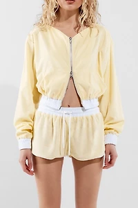 by.DYLN Sophie French Terry Zip-Up Jacket