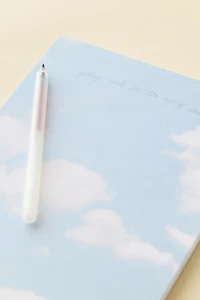 PIPSTICKS X Haricot Vert Cloud Patterned Notepad