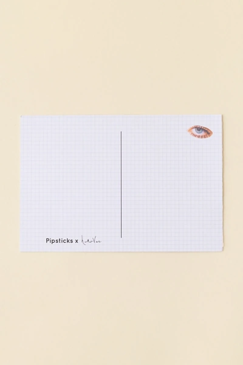 PIPSTICKS X Haricot Vert Sticker Post Cards Stationery Set