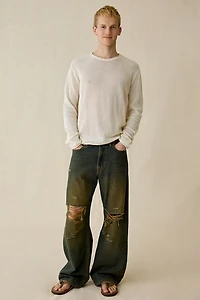 UO Mason Mesh Crew Neck Sweater
