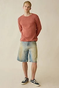 UO Mason Mesh Crew Neck Sweater