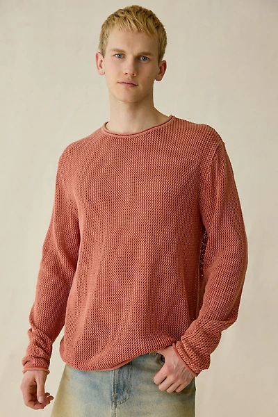 UO Mason Mesh Crew Neck Sweater