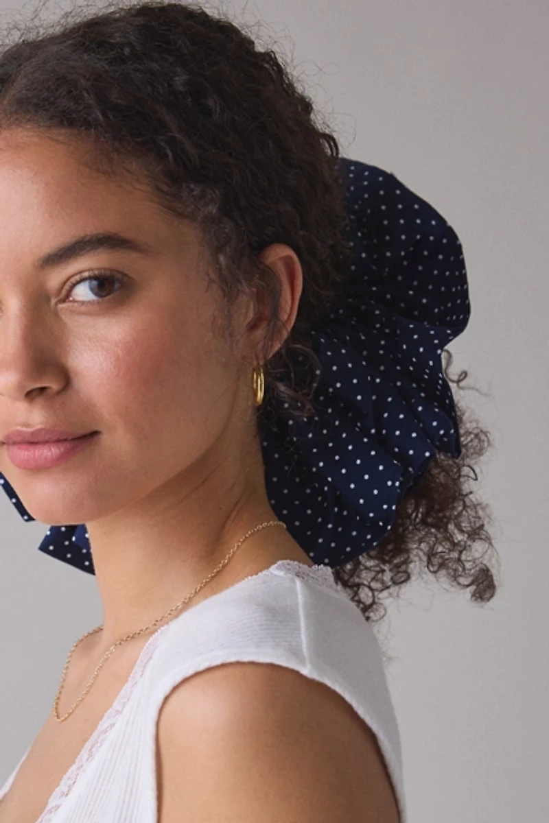 Maude Club Oversized Polka Dot Scrunchie