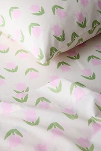 Mini Tulip Patterned Cotton Sheet Set