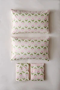 Mini Tulip Patterned Cotton Sheet Set