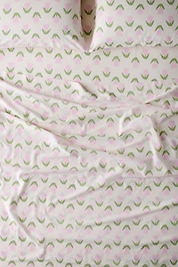 Mini Tulip Patterned Cotton Sheet Set
