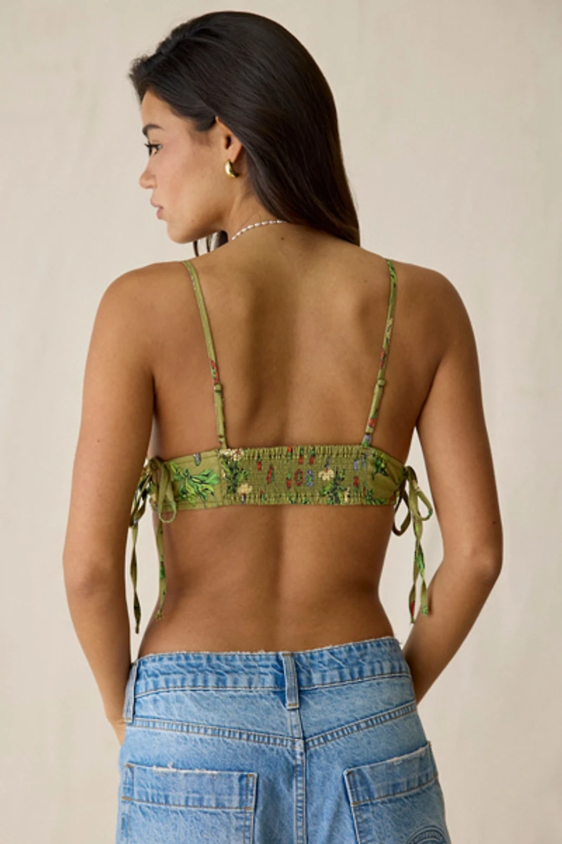 Kimchi Blue Chit Chat Side-Tie Cropped Cami