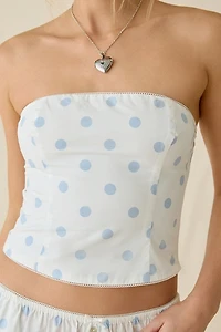 NIA Esperanza Polka Dot Tube Top