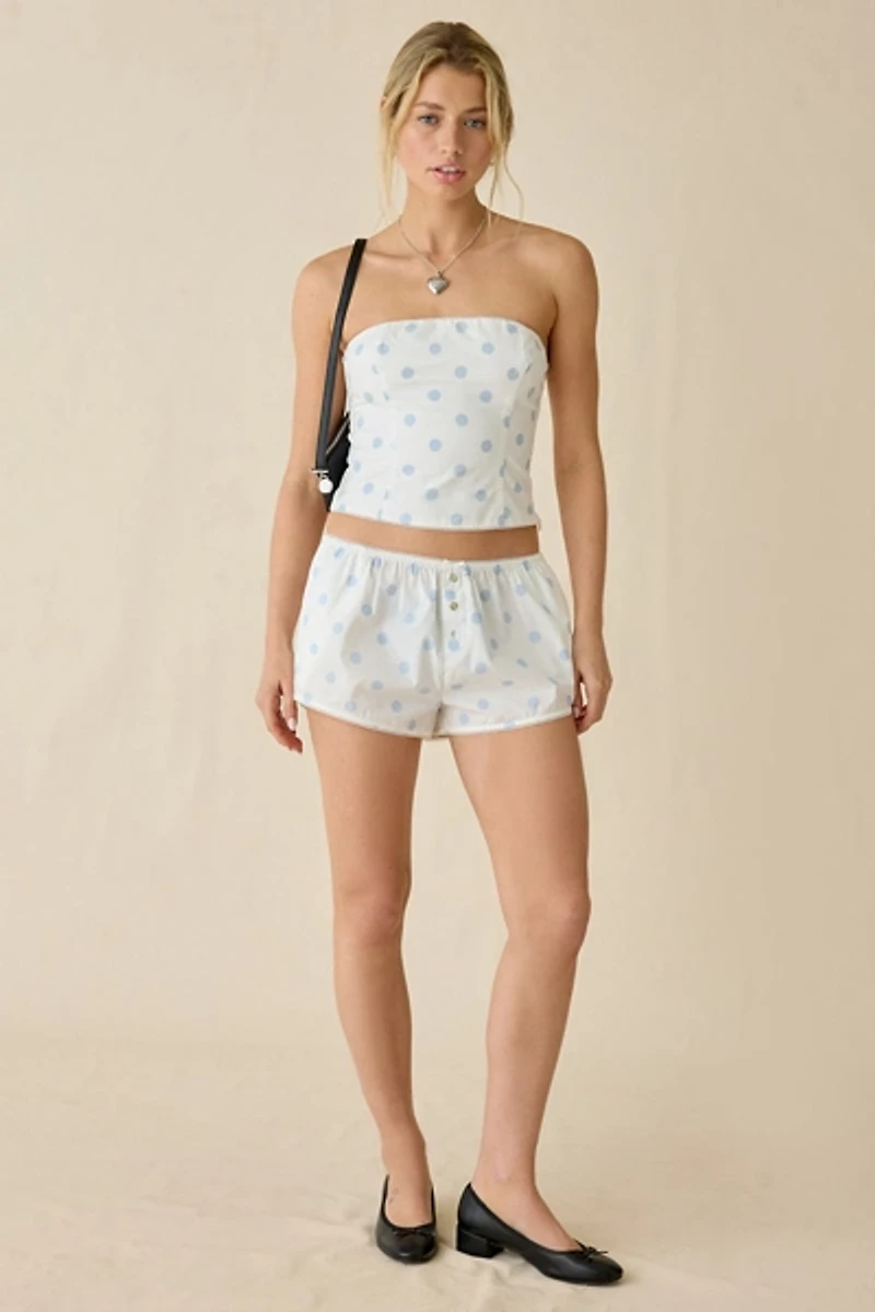 NIA Esperanza Polka Dot Tube Top