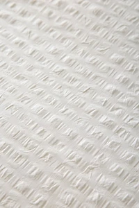 Seersucker Tied Trim Cotton Duvet Cover