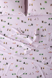 Whimsical Animals Cotton Sheet Set