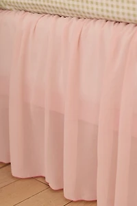 Chiffon Solid Ruffle Bed Skirt