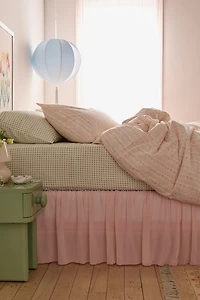 Chiffon Solid Ruffle Bed Skirt