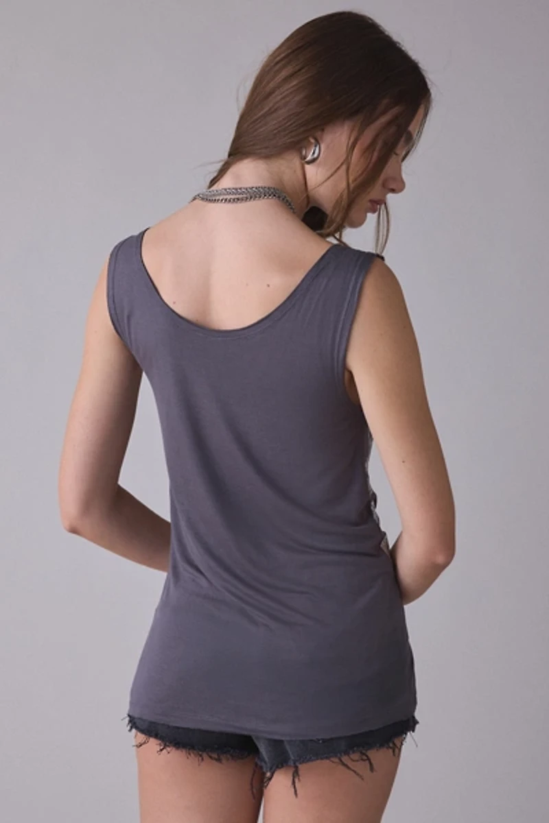 UO Kingston Graphic Oversized Tank Top