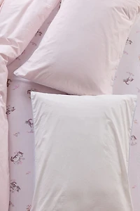 Jordan Reversible Piped Edge Cotton Percale Sham Set