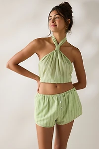 NIA Isadora Low-Rise Micro Shorts