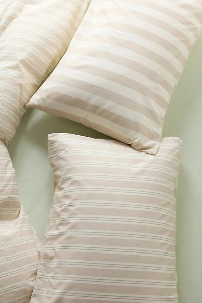 Rowen Striped Patterned Reversible Sham Set