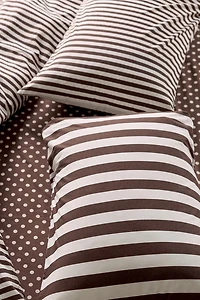 Rowen Striped Patterned Reversible Sham Set