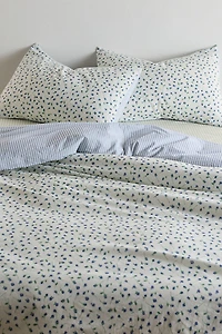 Maise Floral Patterned Reversible Duvet Cover