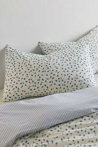 Maise Floral Patterned Reversible Sham Set