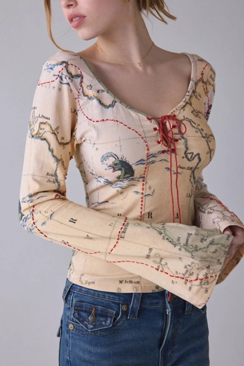 Tyler McGillivary Saylor Treasure Hunt Long Sleeve Top