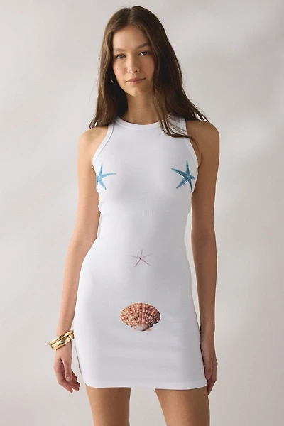 Tyler McGillivary Blake Sail Ribbed Tank Mini Dress