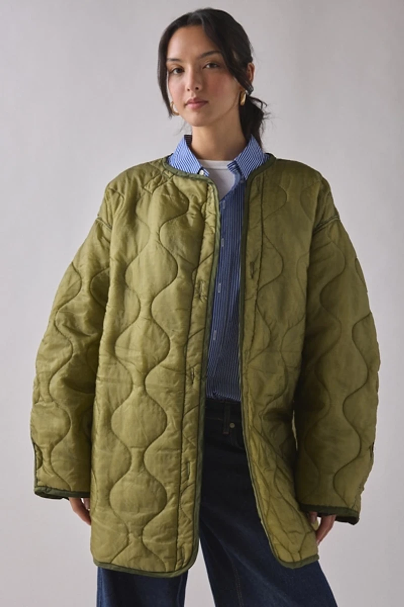 Vintage By UO Quilted Surplus Jacket