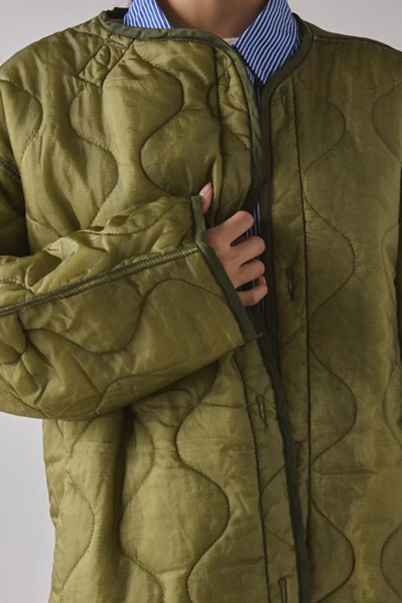 Vintage By UO Quilted Surplus Jacket