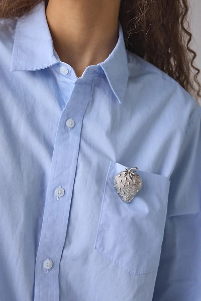 Metal Strawberry Pin