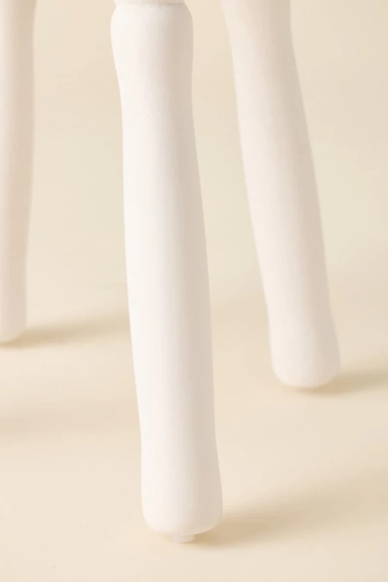 Doily Crochet Cushioned Stool