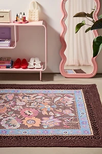 Elowen Floral Printed Woven Rug