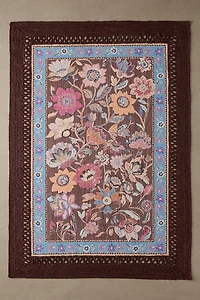 Elowen Floral Printed Woven Rug