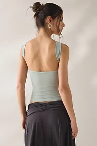 SAEMDI Oli Mesh Layered Tank Top