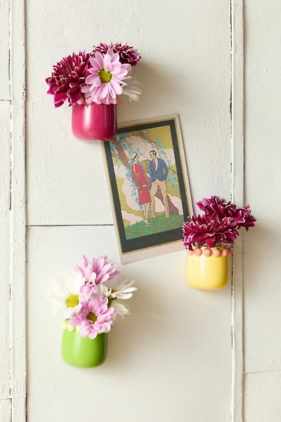 Bud Vase Fridge Magnet Set