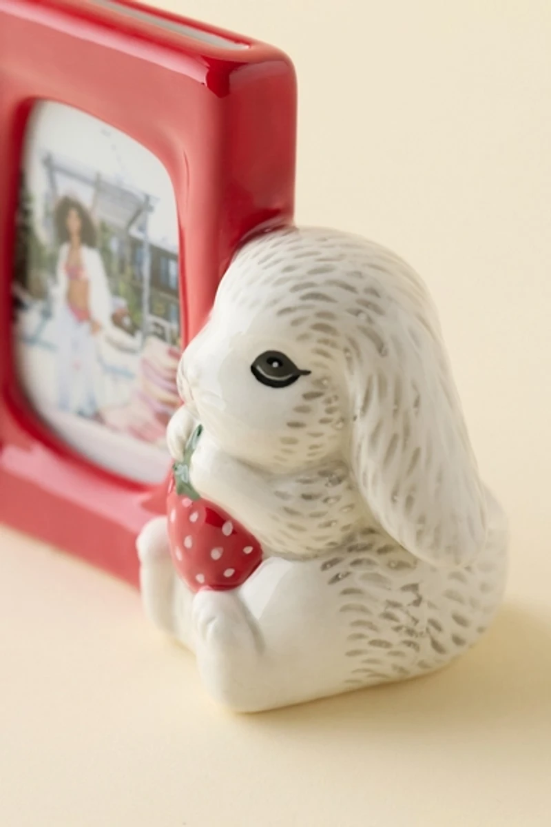 Strawberry Bunny INSTAX MINI Ceramic Picture Frame Vase