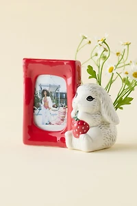 Strawberry Bunny INSTAX MINI Ceramic Picture Frame Vase