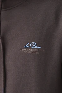 Les Deux Ben Globe Graphic Hoodie Sweatshirt