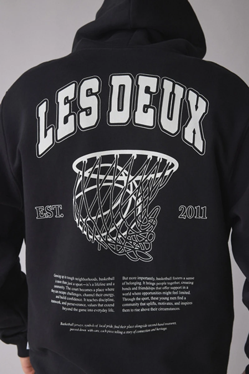 Les Deux Brady Hoop Graphic Hoodie Sweatshirt